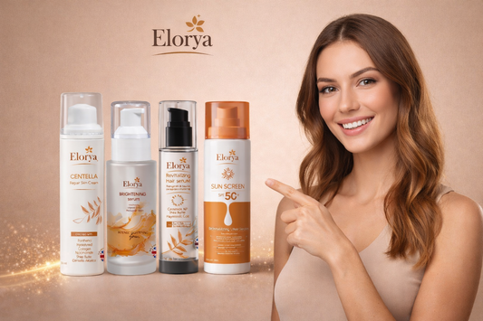 Sun protection spf50+ & Centella & Revitalizing hair serum &  Brightening Serum
