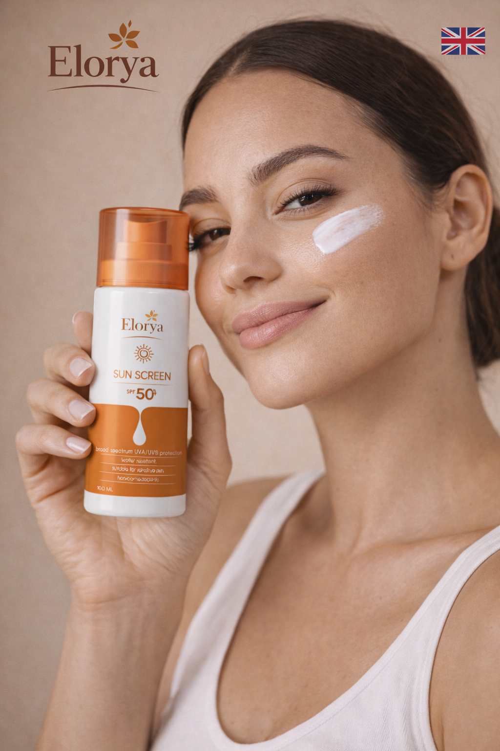 Sun protection spf50+ &  Brightening Serum